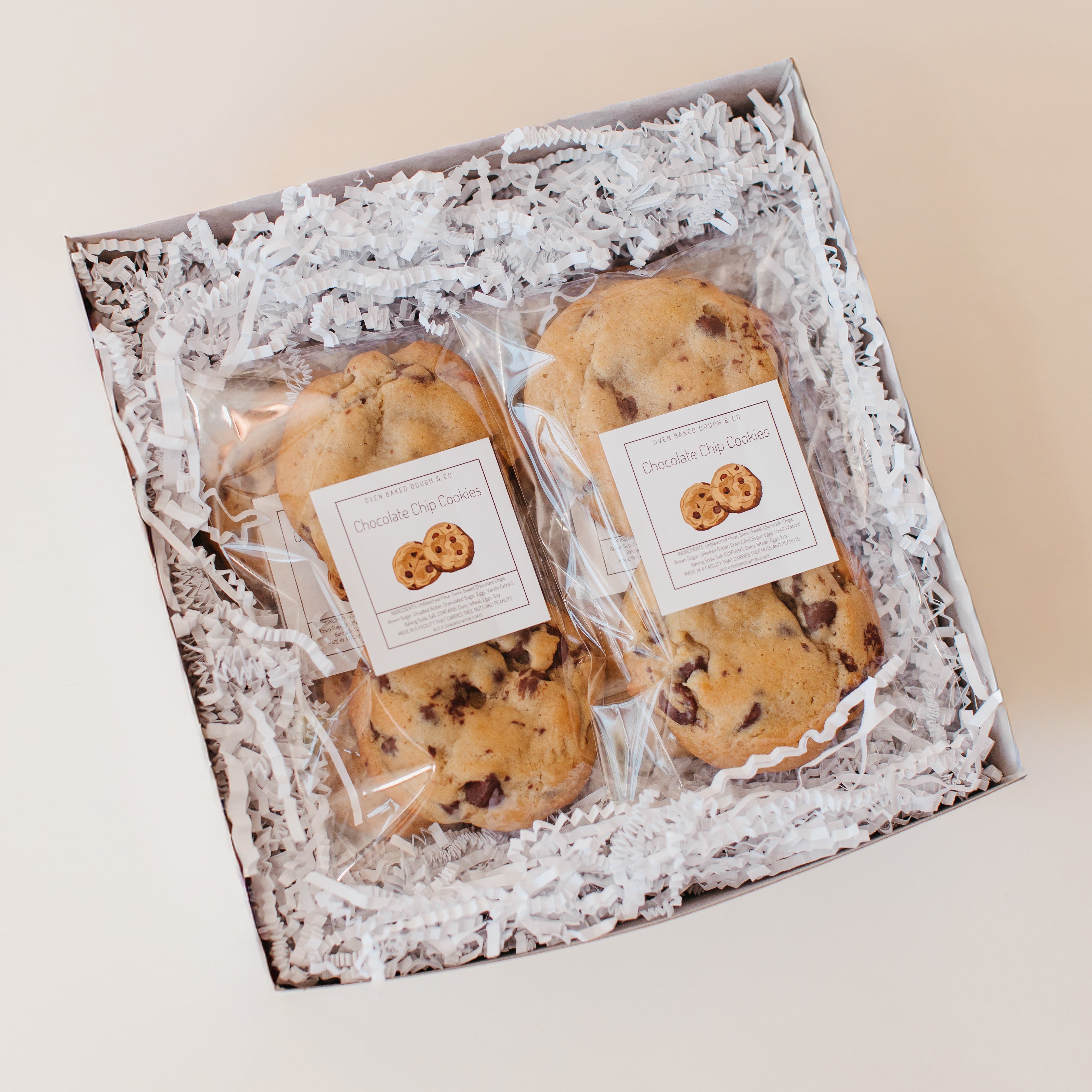 Chocolate Chip Cookies Gift Box | Fresh Baked Cookie Delivery | L+P ...