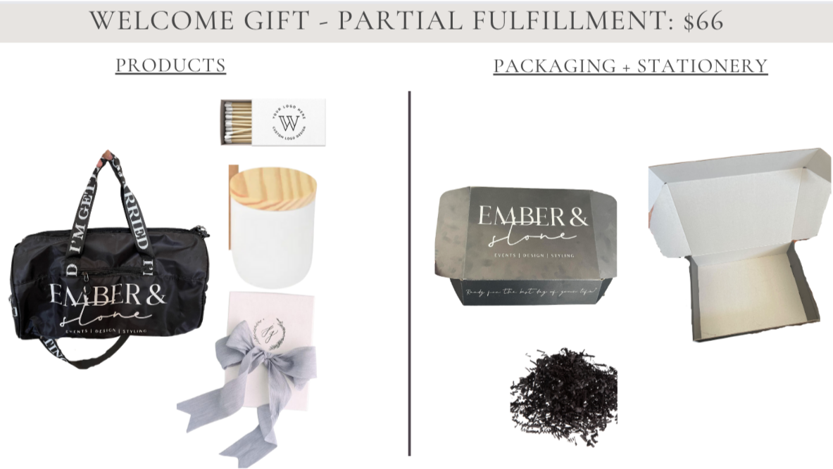 Updated Ember and Stone Events - Welcome Gift
