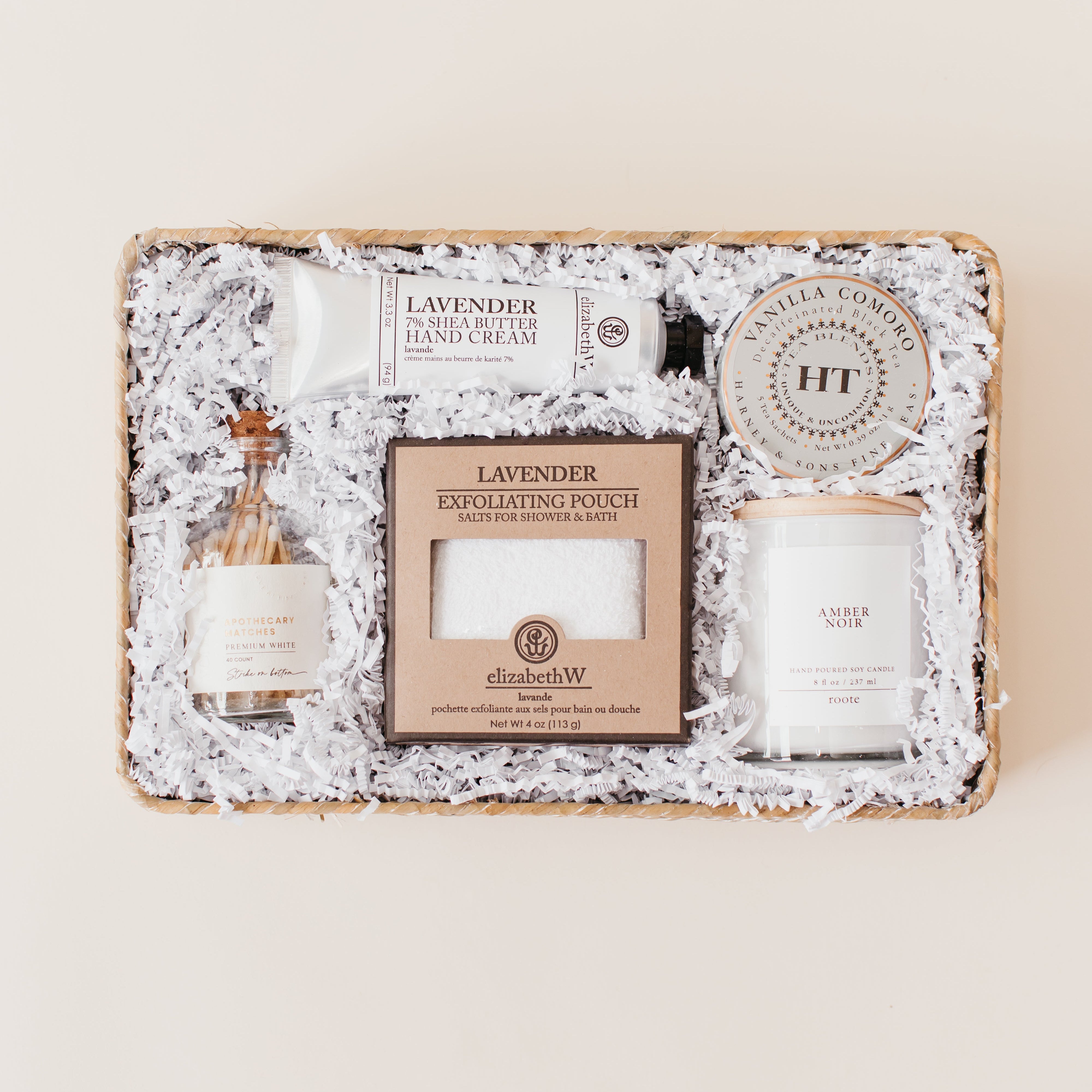 Rest & Recharge Gift Box | Curated Self-Care Gifts | Lavender & Pine ...