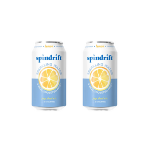 Lemon Spindrift Cans - 12oz.
